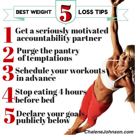 5 BEST WEIGHT LOSS TIPS - Chalene Johnson Official Site