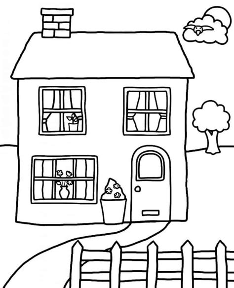 Casas Para Colorir E Imprimir - desenhos de casas para imprimir e colorir – Blog Ana Giovanna