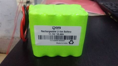 Das 104ah 111v Lithium Ion Battery Size 80x55x75 Mm Battery Type