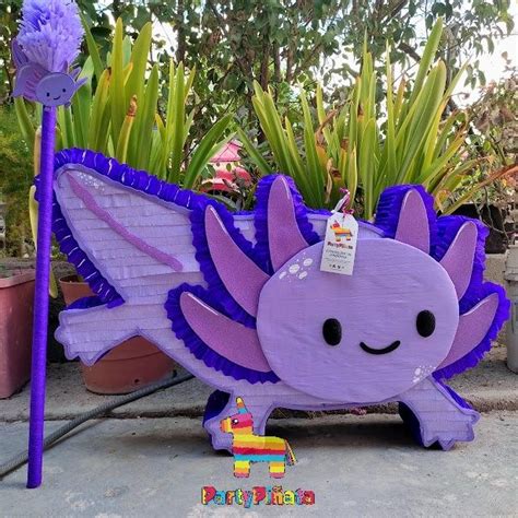 Piñata Ajolote Manualidades Como hacer piñatas Piñatas faciles