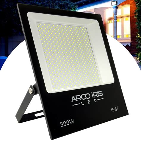 Refletor Holofote Led 300W Smd Prova D água IP67 Branco Frio 6500k