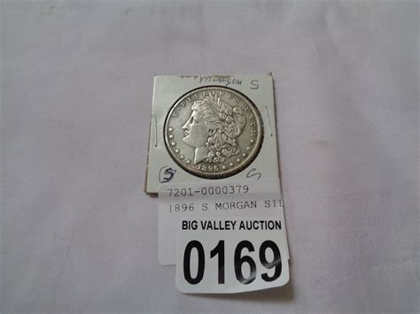 1896 S MORGAN SILVER DOLLAR - Big Valley Auction