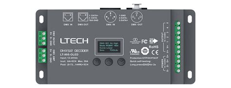 Ch Cv Dmx Decoder Lt Oled Cv Dmx Decoderdmx Decoderled