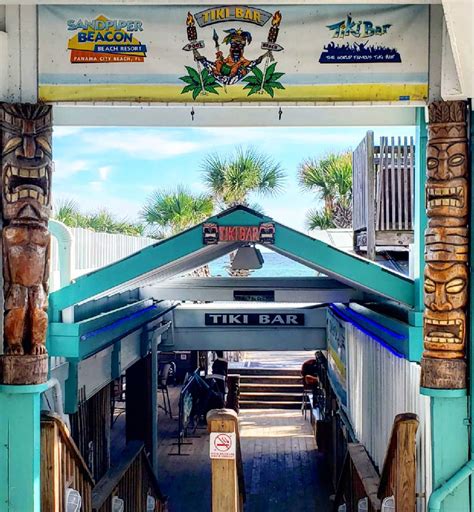 Tiki Bar At The Sandpiper Beacon Local Insider Review Panama City FL