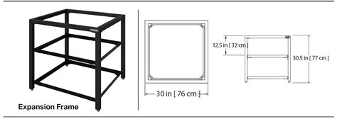 Bge Modular Nest Expansion Frame Package Acacia The Grill Guys