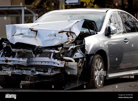 Front Smashed Car