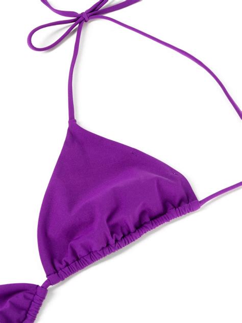 Ulla Johnson Maya Triangle Cup Bikini Top Farfetch