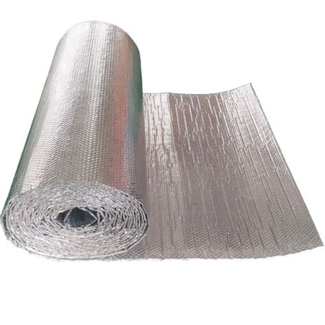 Double Sided Aluminum Film Polyethylene Aluminum Foil Insulation Energy