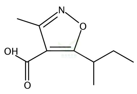 5 仲丁基 3 甲基异恶唑 4 羧酸 5 sec Butyl 3 methyl isoxazole 4 carboxylic acid