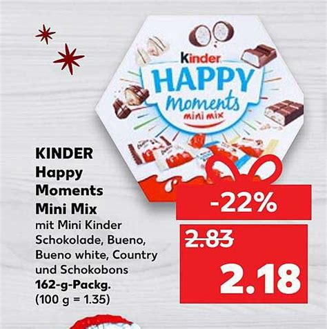 Kinder Happy Moments Mini Mix Angebot Bei Kaufland