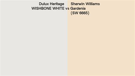 Dulux Heritage Wishbone White Vs Sherwin Williams Gardenia Sw