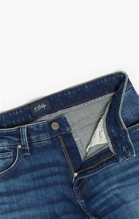 Cool Tapered Leg Jeans In Foggy Indigo Organic – 34 Heritage Canada