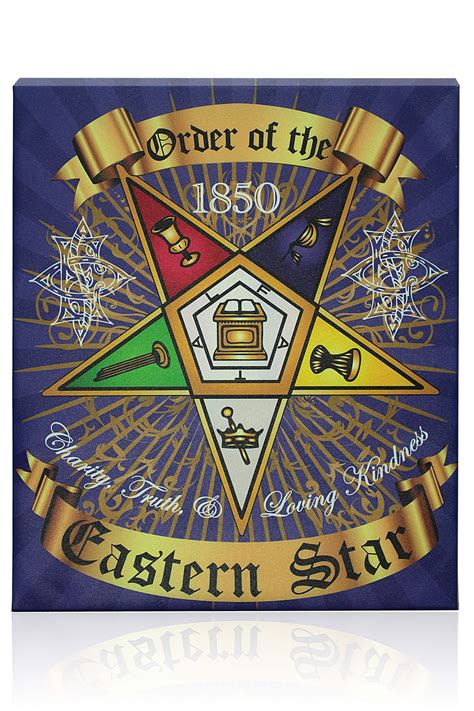 Order Of The Eastern Star Large Canvas Prints