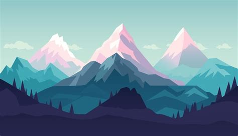 Premium Vector | Mountains