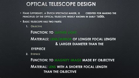 Telescopes The Tools Of Astronomy Ppt Download