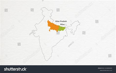 Map Of Bihar And Uttar Pradesh Arline Nicholle