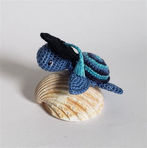 Tortue De Mer Miniature Bachelier Amigurumi Tortue Kawaii Avec Son