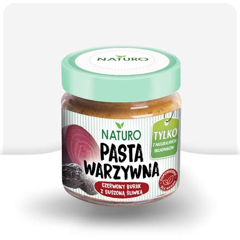 Pasta warzywna czerwony burak z suszoną śliwką BIO produkt