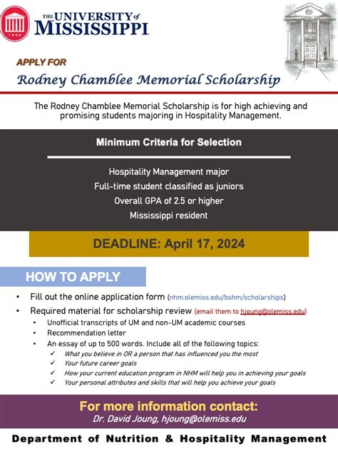 Rodney Nutrition And Hospitality Management