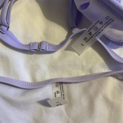 Lilac Cheeky Bikini Set Bra Is Un Padded Never Depop