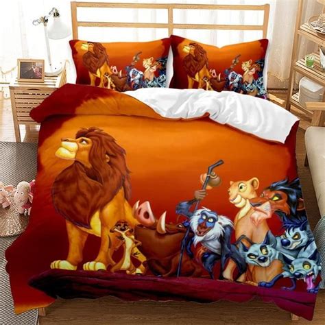 Parure De Lit Le Roi Lion Simba Housse De Couette X Cm