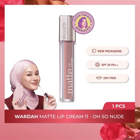 Wardah EXCLUSIVE MATTE LIP CREAM OH SO NUDE G Shopee Malaysia
