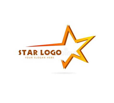 Star Logo Design Stock. Star Icon in Gradient Style with Text Stock ...