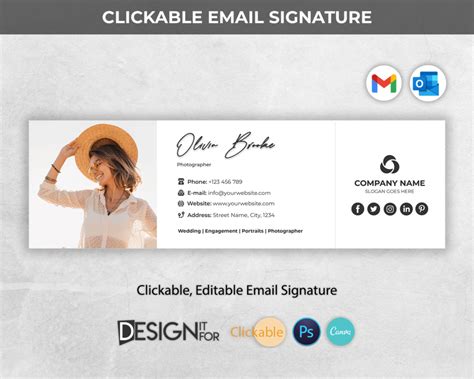 Email Signature Templates Archives Design It For Our Digital