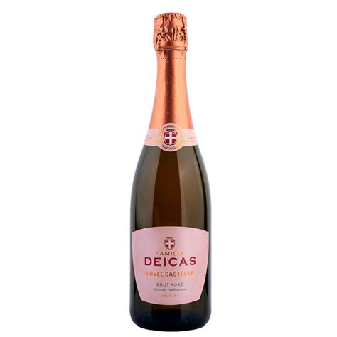 Espumante Familia Deicas Castelar Brut Rose Las Vizcarras