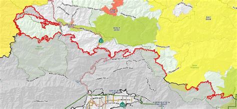 Cal Fire Thomas Fire Map - Map