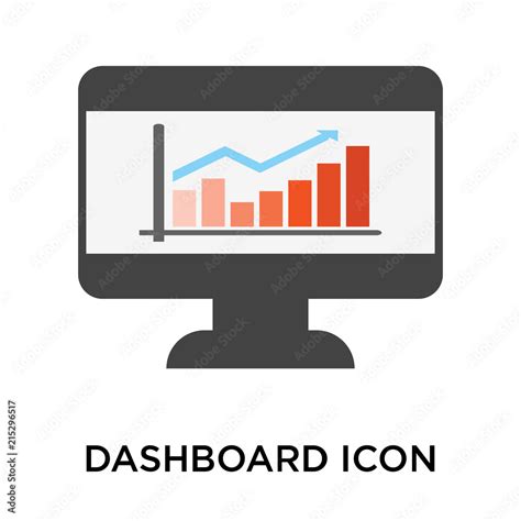 dashboard icons isolated  white background modern  editable