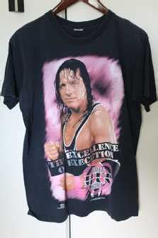 Wwf Vintage Bret Hit Man Hart 1995 WWF Excellence T Shirt Grailed