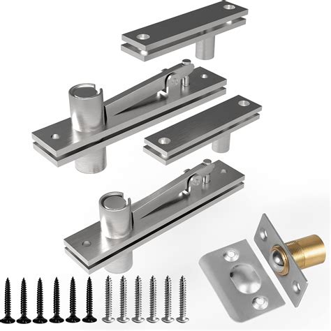 Suemisi Hidden Door Hinges for Max 200 lb Wood and Secret Doors,Pivot