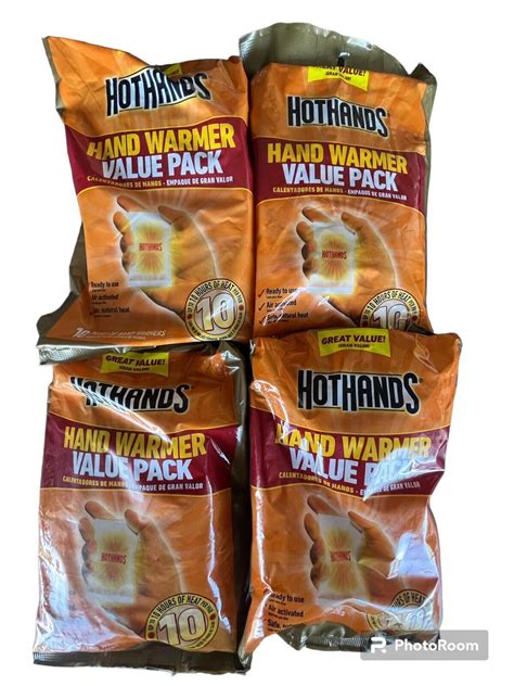 Lot Of 4 HotHands Hand Warmer Value Pack 10 Count Expiration 4 25