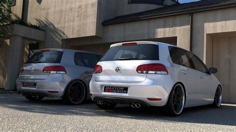 Dyfuzor Tylny Vw Golf Z Otworami Na Wydech Gloss Black Nasza