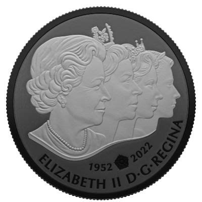 Kanada Cad Queen Elizabeth Ii Royal Cypher Oz Silber