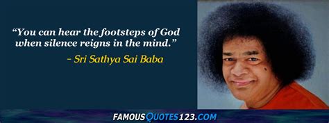 Sri Sathya Sai Baba Quotes On God Motivation Belief And Peace