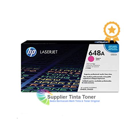 Jual Toner Hp Laserjet 648a Magenta Ce263a Original Harga Dan Spesifikasi