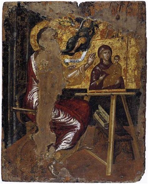 世界のタグ名画 St Luke Painting the Virgin and Child エルグレコ