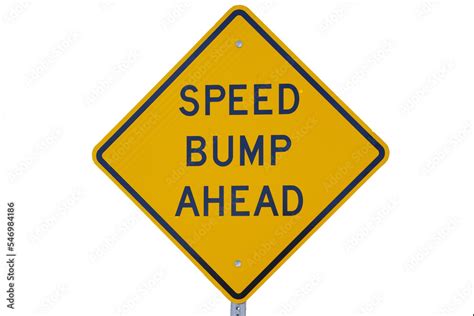 Bump Ahead Road Sign