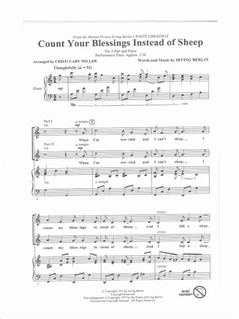 count  blessing   sheep arr  cristi cary miller