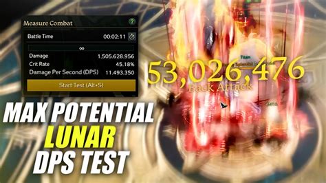 Lunar Reaper Everything Max Potential Dps Test M Lost Ark