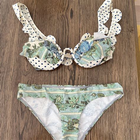 Zimmermann Bikini Size Depop