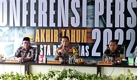 Kapolresta Angka Kejahatan Di Banyumas Menurun Pada 2022 Berita