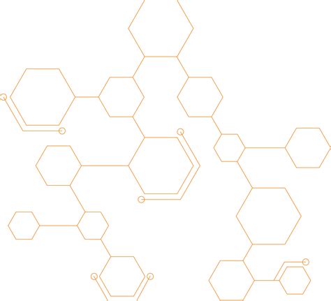 Abstract hexagon shape for minimalist technology design element 16586636 PNG