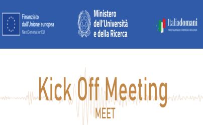 Kick Off Meeting Del Progetto PNRR Monitoring Earth S Evolution And