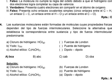 ENLACE QUÍMICO EJERCICIOS RESUELTOS PDF