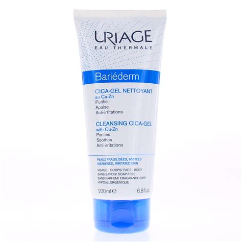 URIAGE Bariéderm Cica gel nettoyant tube 200 ml Parapharmacie Prado