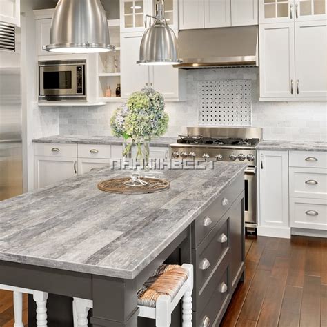 Купить столешницу постформинг декор Рустик вуд серый в Минске