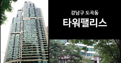 리얼타임 아파트 도곡동 타워팰리스2차 실거래가 1억원 650만원 월세 계약